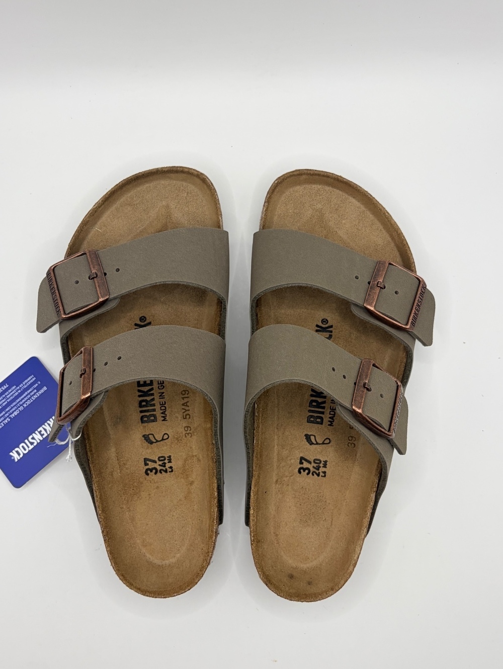 Birkenstock Arizona BS Stone Narrow Sandals Womenโs 6 EU 37 0151211